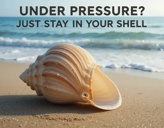 Under pressure? Just stay in your shell.
