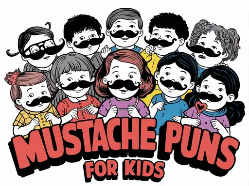 Mustache Puns for Kids