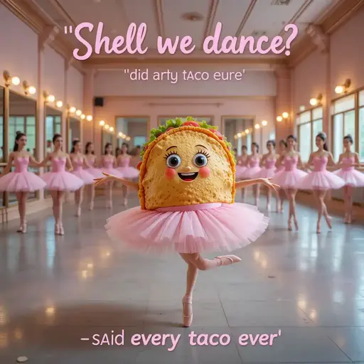 “Shell we dance?” – Said every taco ever!